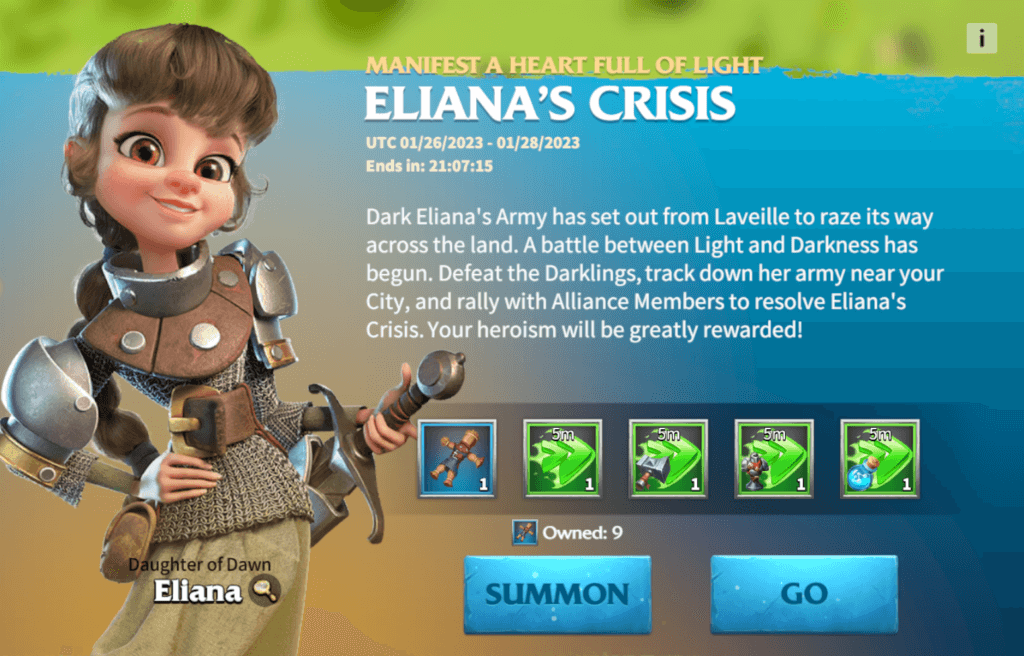 Elianas Crisis Event