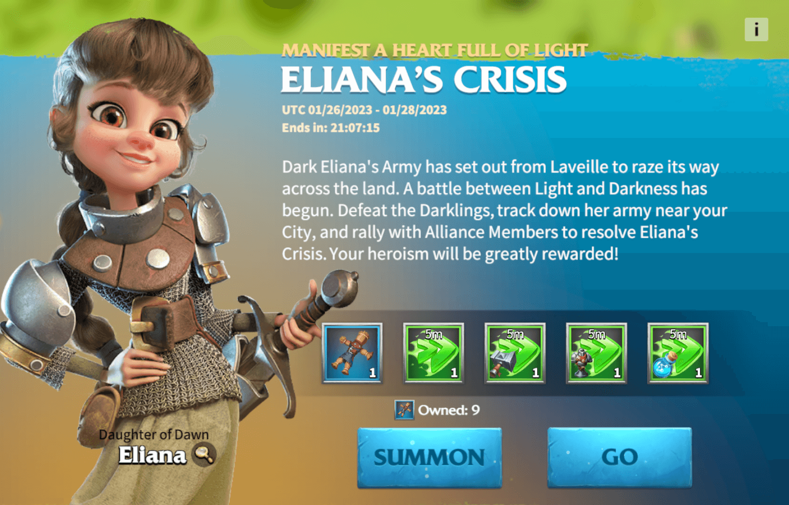 Cod Crisis Eliana's Crisis Event | Call Of Dragons Guide