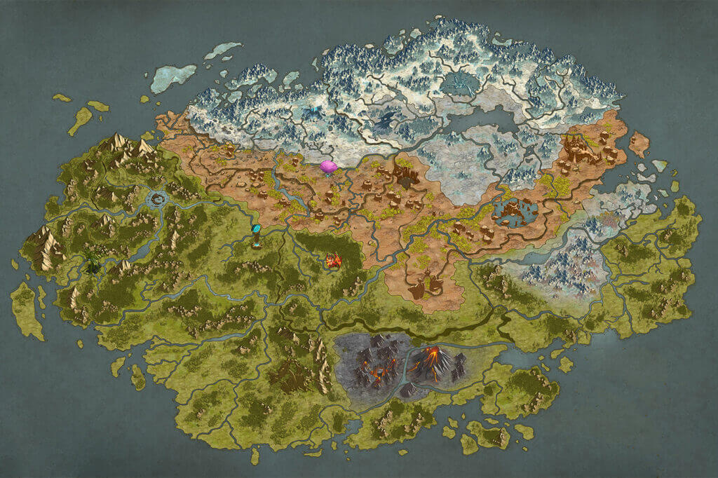 call of dragons map