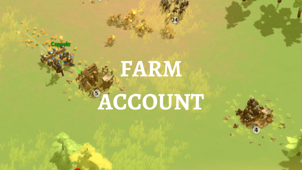 Call of Dragons farm account