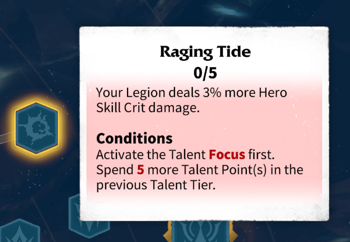 raging tide skill