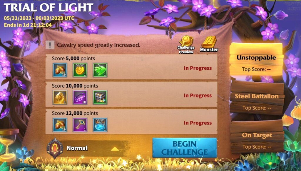 Trial of Light Event