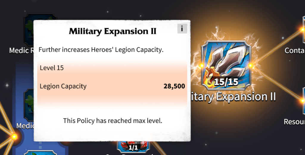 military expansion policy