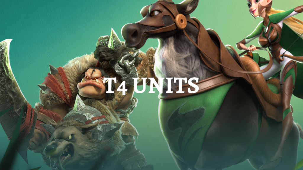 unlock t4 units Call of Dragons
