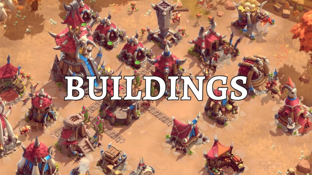 Call of Dragons buildings